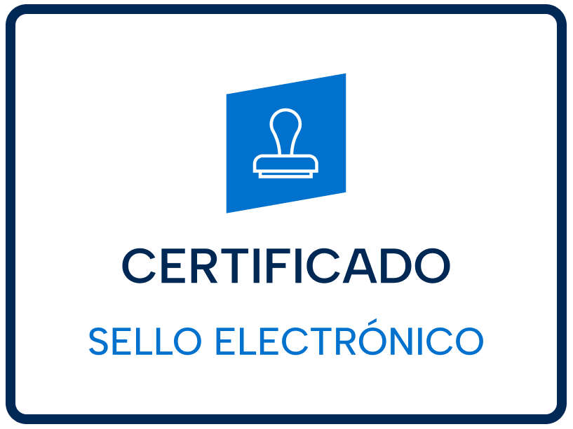 Certificado de Sello Electrónico