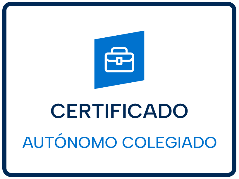 Certificado Digital de Autónomo Colegiado