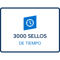 Bolsa de 3000 Sellos de Tiempo